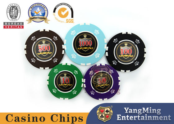 On Sale 760 PCS Custom Printed Clay Plastic Poker Chips Gift Set in Silver Aluminum Case