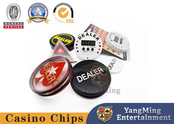 Jakość Fabryka Niestandardowy Texas VIP Klub Konkurencja Elektroniczny Plastikowy Timer Dealer Kod Odliczanie Timer Poker Stół Dzwonek fabryka