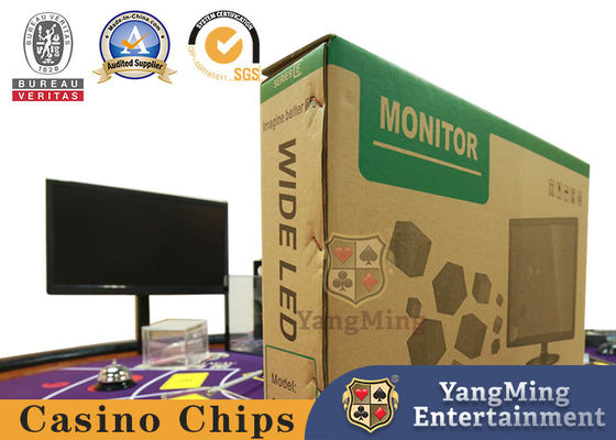 Kalite Casino Poker Masası Sistem Arayüzü Özel Ekran 22 İnç / 24 İnç Ofis Tasarımı Evrensel Geniş Ekran LCD Ekran fabrika