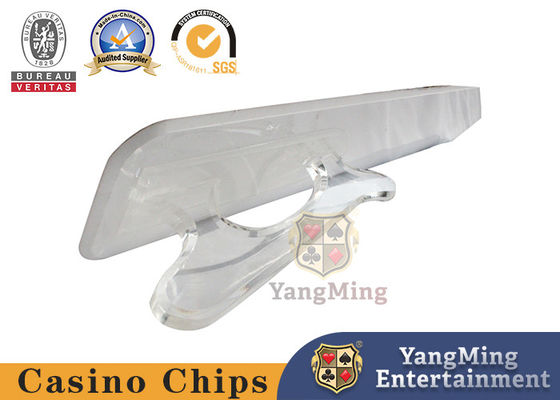 Quality Gambling Baccarat Texas Holdem Table Poker Accessories ABS Plastic Card Shovel White & Red With Shovel factory