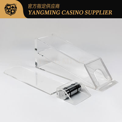 8 Deck Clear Acrylic Tall Dealer Shoes Poker Table Game Desktop Dealer Shoes