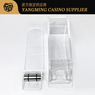 Qualité Chaussures professionnelles de 8 étages transparentes de grand concessionnaire chaussures acryliques de concessionnaire de poker pour le jeu usine