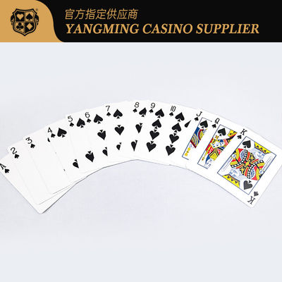 Jakość 310GSM Czarny rdzeń papierowy karty do gry w pokera Baccarat Casino fabryka