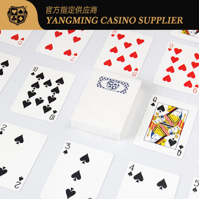 Quality Durable Black Core Paper Playing Cards Casino Baccarat Tabletop Game Playing Cards factory