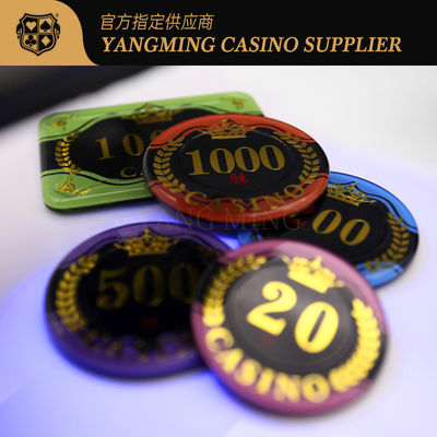 Qualität Schwarz drahtloses Aufladen Poker Chip UV-Verifizierungslicht Checker Fabrik