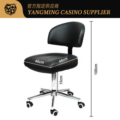 New Style Leather Black Casino Player Chair Poker Casino Club Player Chair for Sale