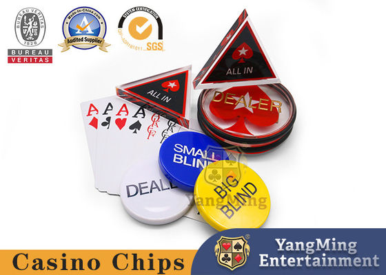 Kualitas Texas Holdem Poker Stars Texas All In merek Bintang Lima Titik Dua Sisi Transparansi penuh pabrik