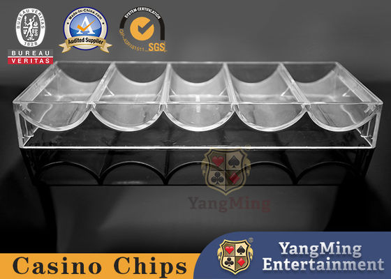 High Quality Acrylic Plastic Poker Chips Tray For Casino Poker Table