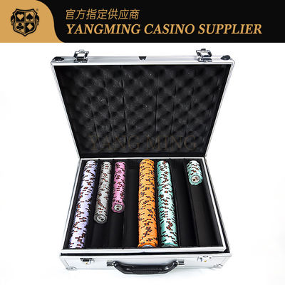 Quality 300-760pcs Poker Chips Carrier Aluminum Alloy Security Lock Casino Chips Box factory