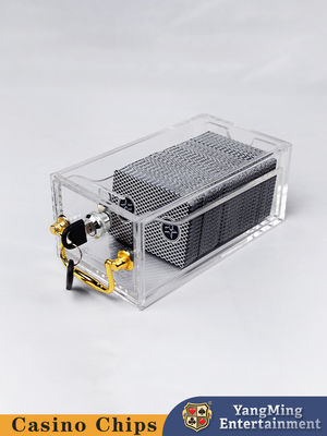 SGS  Playing Card Deck Holder Industrial Grade High Transparency Acrylic