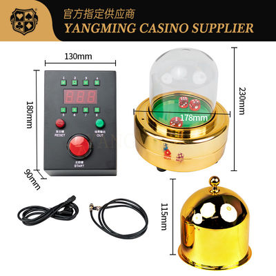 Power - Driven Automation Casino Game Accessorie Stainless Electricity Si Bo Gambling Dice Cup Shaker