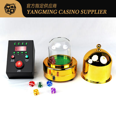 Qualità Macao Casinò Automazione Giochi di casinò Accessoio Oro Inossidabile Elettricità SI BO Gioco d'azzardo Tabe Giochi a dadi Cup Shaker fabbrica