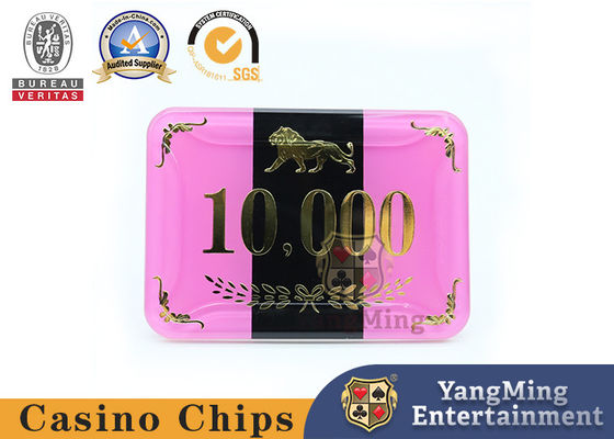 Kualitas 760p Acrylic RFID Poker Chips Triple Chip Set Untuk Baccarat Kasino Olahraga Poker Game pabrik