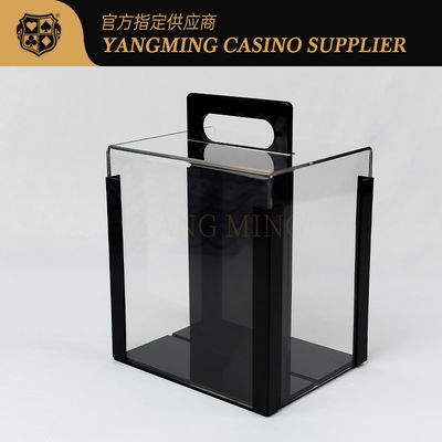 الجودة قمار البوكر أساسيات 1000 ياردة صندوق رقائق أكريليك للباكارات وألعاب الكازينو الأخرى مصنع