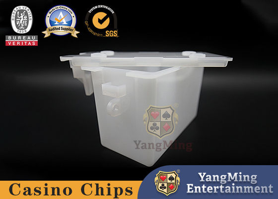 Manufacturer R & D and Design Frosted Dealer Cards Carrier 8decks Playing Cards Gambling Table Cards Case