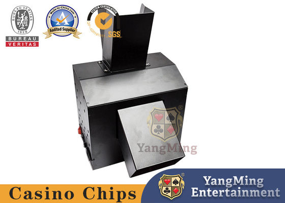 Gambling Products Casino ABS Paper Poker Card Quality Entertainment Metal Playing Cards Shredder Texas Chips Customize