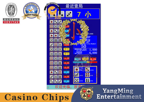 Qualità Sistema di gioco del baccarat del club di Sicbo Macao con monitor dello schermo della Tabella del casinò dello schermo di visualizzazione 24HD il singolo fabbrica