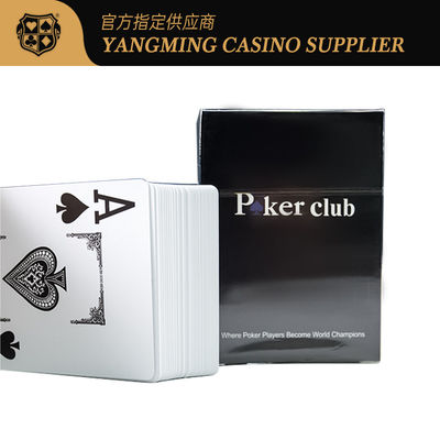100% PVC Waterproof Texas Hold'em Poker Playing Cards 88*63mm Deck Red Blue Color Gambling Plastic Cards