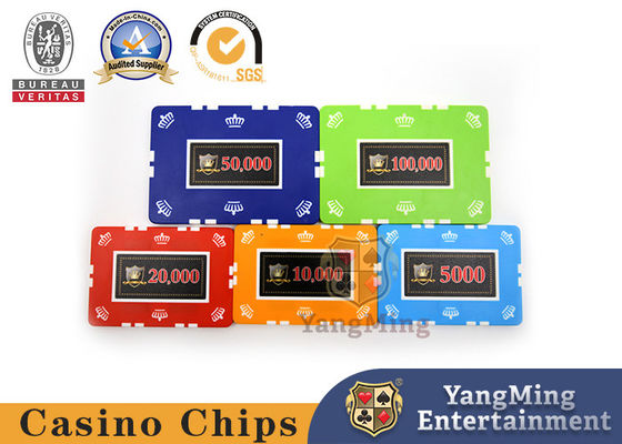 760 Pcs Clay Frosted Sticker Chip Set United States Iron Core Clay Texas Independent Anti-Counterfeiting Chip Set Factory Spot