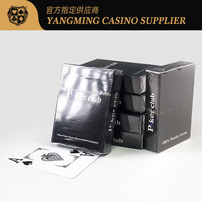 Qualità carte da gioco di plastica 140g per Texas Club Character Flower Printing fabbrica