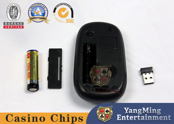 Quality Black Wireless Mouse Lightweight Portable Stylish Luxurious For Casino Tables factory