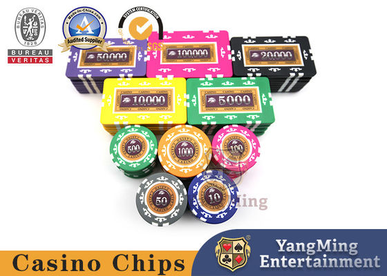 Qualité La boîte dédiée aux jetons de casino, le jeu de jetons de poker en aluminium 12g - 760pcs, jeu de jetons en plastique ABS usine