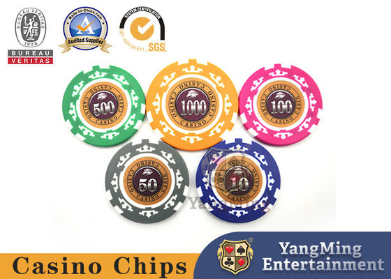 Kalite Eğlence Casino Chip Dedicated Box, Alüminyum Poker Chips Set 12g -760pcs ABS Plastik Chip Set fabrika