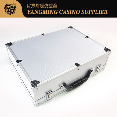 High Quality Custom Aluminum Poker Chip Set with Locking Case For Casino Casual Games