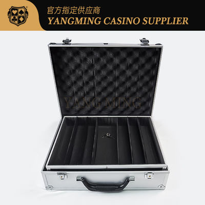 Kualitas High Quality Custom Aluminium Poker Chip Set dengan Lock Case Untuk Casino Casual Games pabrik