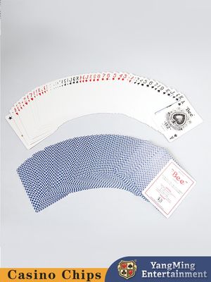Red And Blue Bee Back Pattern 310 Grams Of Paper Pulp High Durability Magnetic Box Cover + Built-In Moisture-Proof Sponge To Protect Playing Cards From Humidity Color Box Packaging