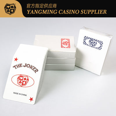 Qualité Cartes de poker noires à logo personnalisé standard de casino Cartes de poker noires pour table de jeu de poker usine