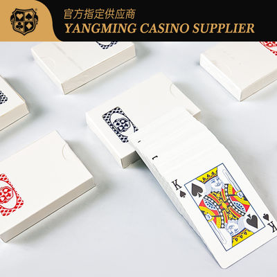 Qualité Cartes de poker noires à logo personnalisé standard de casino Cartes de poker noires pour table de jeu de poker usine
