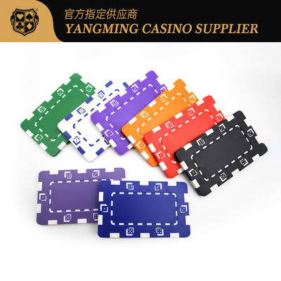 Qualità Set di fiches da poker personalizzate con logo in ABS e ceramica da 11,5 grammi, fiches in plastica USA per giochi di poker Texas Club Casino fabbrica