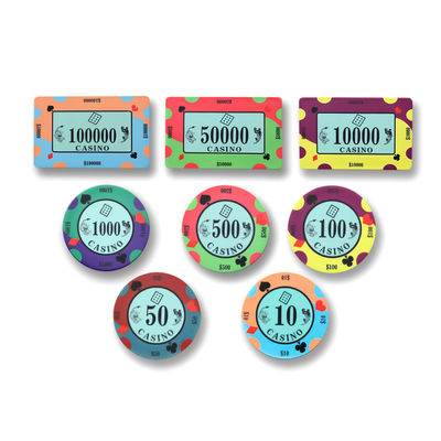 Qualidade Recém-lançadas Fichas de Cerâmica Personalizadas Texas Hold'em Jogos de Mesa de Pôquer de Torneio de Jogos de Azar do Texas fábrica