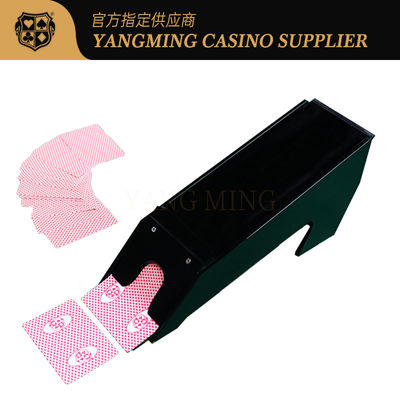 Kalite En Yeni Siyah Akrilik Kazino Kaliteli Satıcı Ayakkabıları 8 Deck Baccarat ve Poker Kart Oyunları İçin fabrika