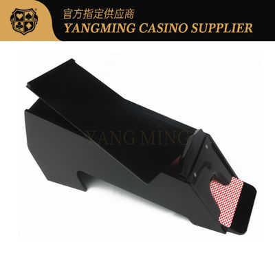 คุณภาพ รองเท้าดีลเลอร์อะคริลิกสีดำรุ่นใหม่ล่าสุดสำหรับเกมไพ่บาคาร่าและโป๊กเกอร์ 8 สำรับ โรงงาน