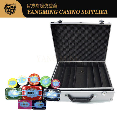 الجودة مجموعة رقائق الباكارات الاحترافية 760 قطعة، وحدات عملة بوكر أكريليك من طبقتين مصنع
