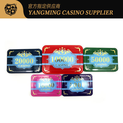 Calidad Premium impermeable Baccarat 760 fichas conjunto de doble capa de póquer acrílico juego fichas de colección fábrica