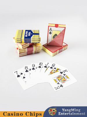 Waterproof PVC Plastic Playing Cards For Texas Hold'Em Game Double Sided Frosted
