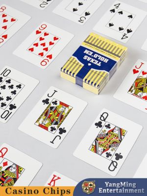 Qualità Carte da gioco di plastica impermeabili del PVC per Texas Hold loro doppio del gioco parteggiato glassato fabbrica