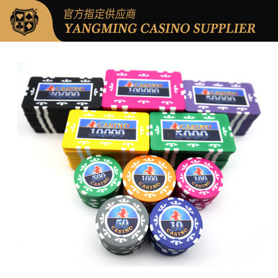 Kwaliteit 760-delige klei pokerchipset Texas Hold'em tafelspel complete chipcollectie fabriek