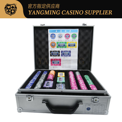 Kwaliteit 760-delige klei pokerchipset Texas Hold'em tafelspel complete chipcollectie fabriek