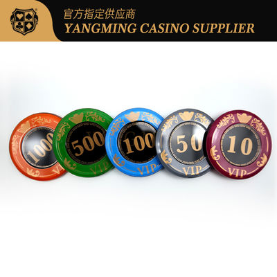 Qualité Un jeu de table de baccarat avec 760 puces acryliques usine