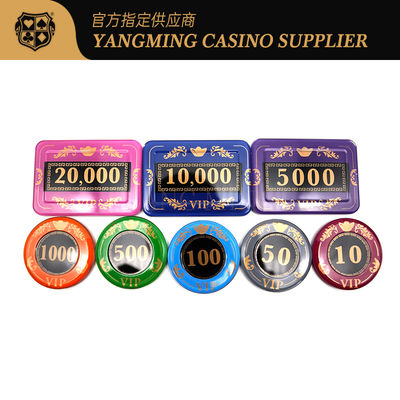 Qualität Deluxe 760-teiliges Acryl-Chips-Set Baccarat-Tischspiel-Chips-Set Baccarat-Acryl-Chips Fabrik