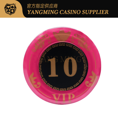 Professional Casino Acrylic Chip Set Baccarat Acrylic Chip Set With 760 Crystal Poker Chips