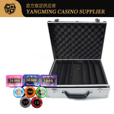 Jakość Profesjonalny zestaw żetonów kasynowych z akrylu, zestaw żetonów do Baccarata z akrylu z 760 kryształowymi żetonami do pokera fabryka