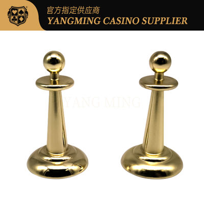 Qualità Casinò Roulette Gioco da tavolo marcatori di scommessa elettroplata oro metallo ferro fabbrica