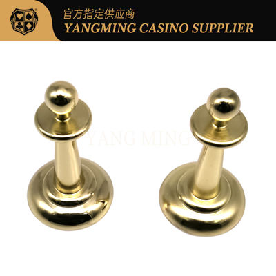 Qualità Casinò Roulette Gioco da tavolo marcatori di scommessa elettroplata oro metallo ferro fabbrica