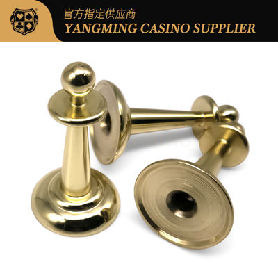 Qualità Gettoni di scommessa per roulette placcati in oro professionali, indicatori in metallo di ferro per tavoli da casinò fabbrica