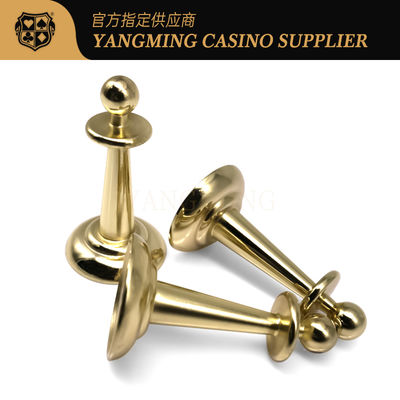 Qualità Gettoni di scommessa per roulette placcati in oro professionali, indicatori in metallo di ferro per tavoli da casinò fabbrica